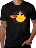 Violin Chick T-Shirt - Music Lover Tee product image 1