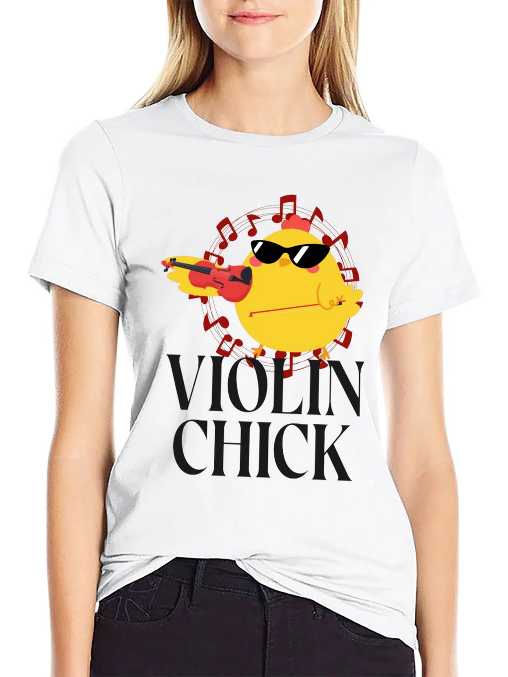 Violin Chick T-Shirt - Music Lover Tee product image 11