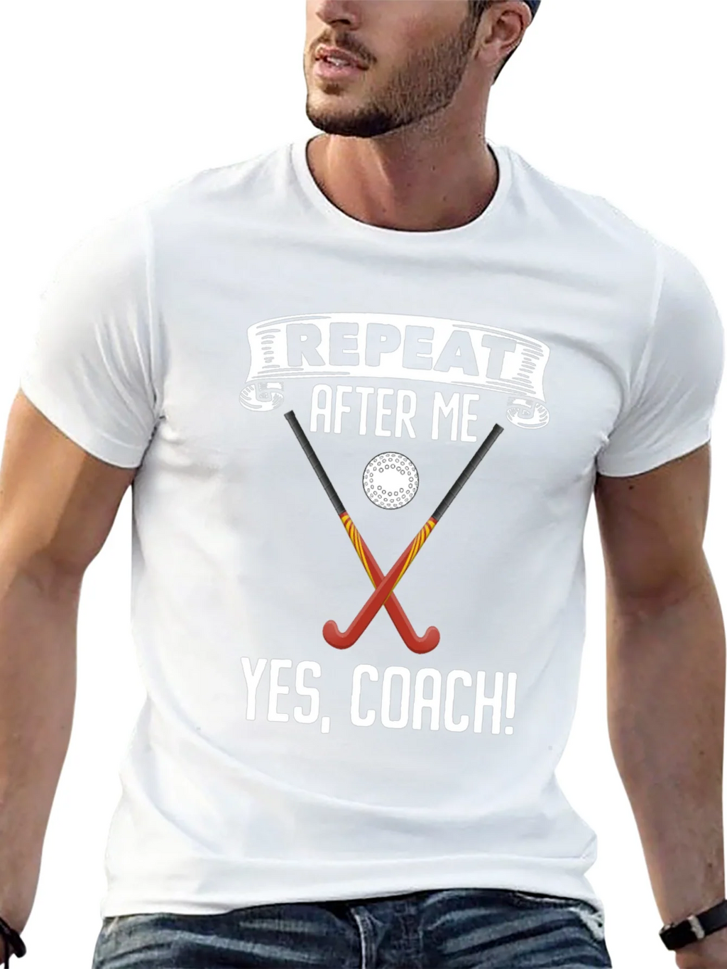 Funny Field Hockey Coach T-Shirt product image 4
