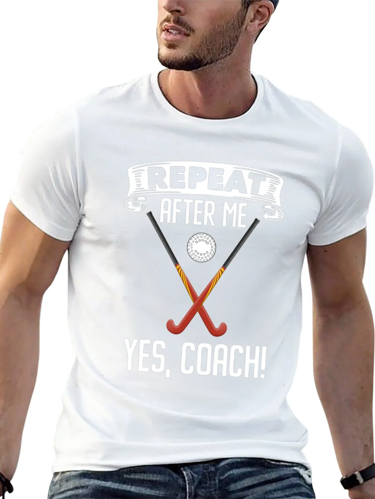 Funny Field Hockey Coach T-Shirt product image 4