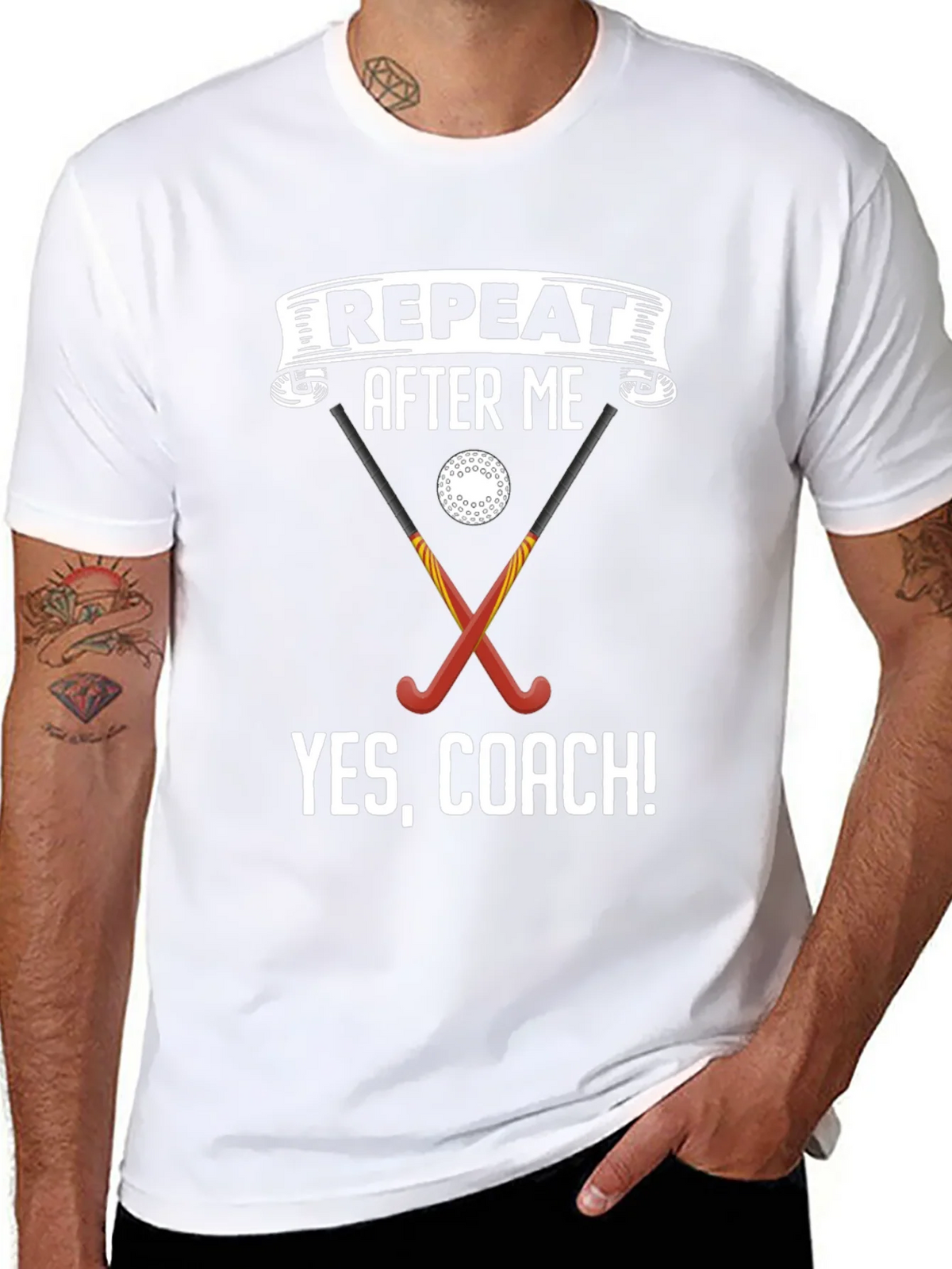 Funny Field Hockey Coach T-Shirt product image 10