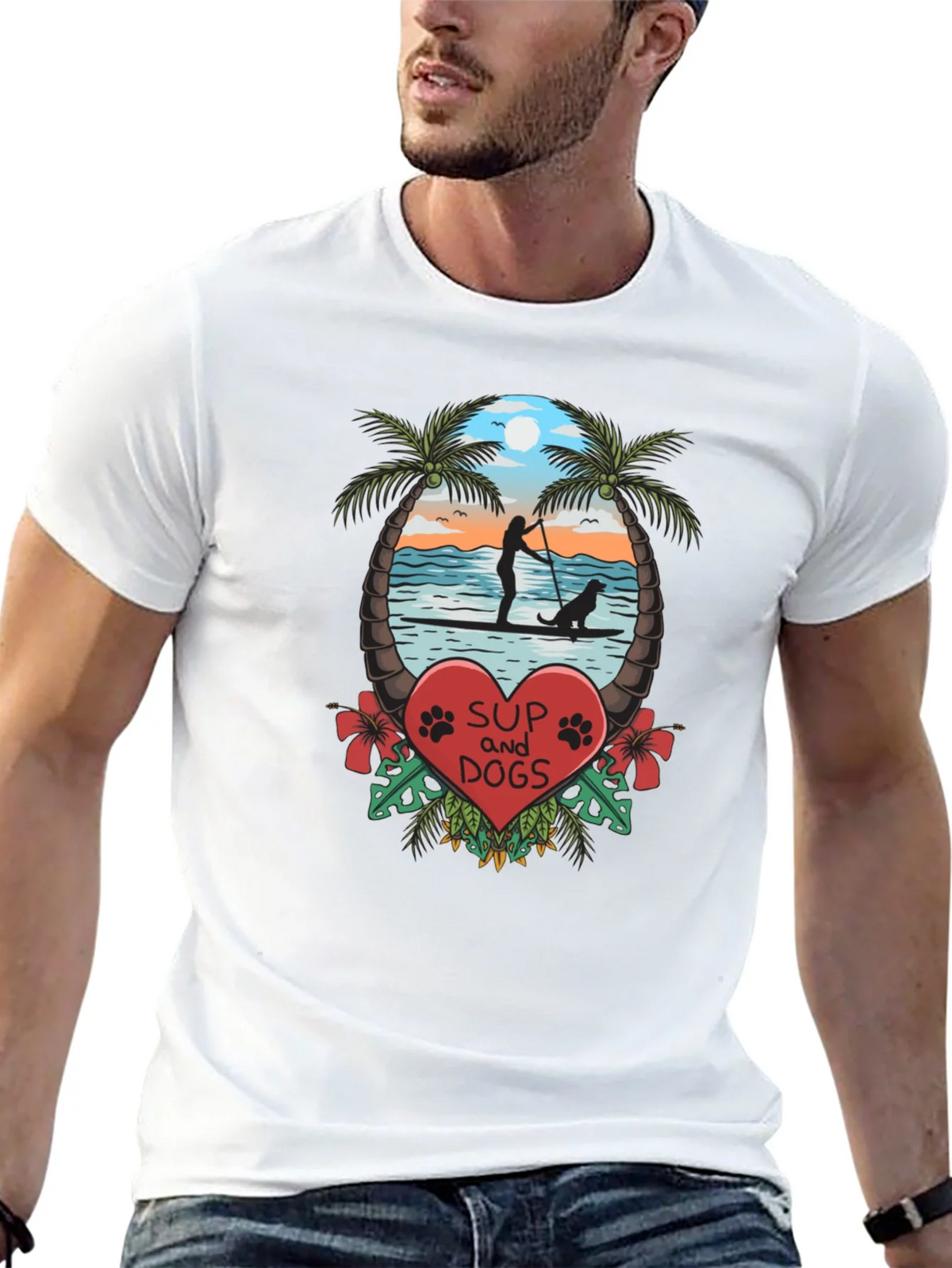 SUP & Dogs Graphic Tee product image 4