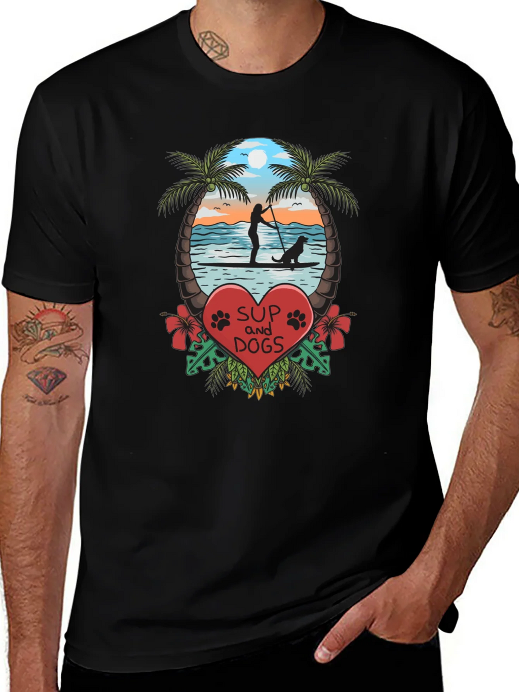 SUP & Dogs Graphic Tee product image 1