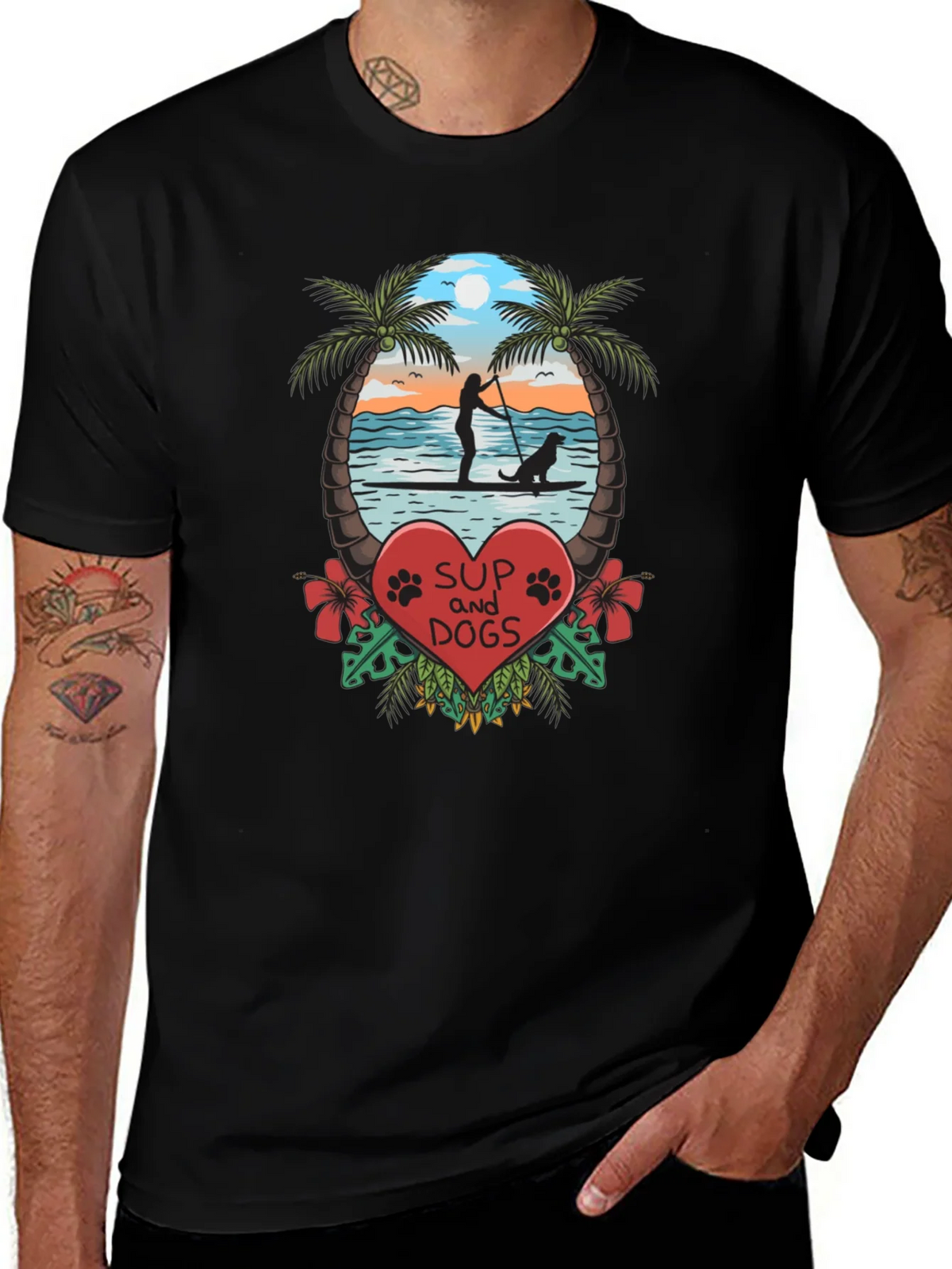 SUP & Dogs Graphic Tee product image 1