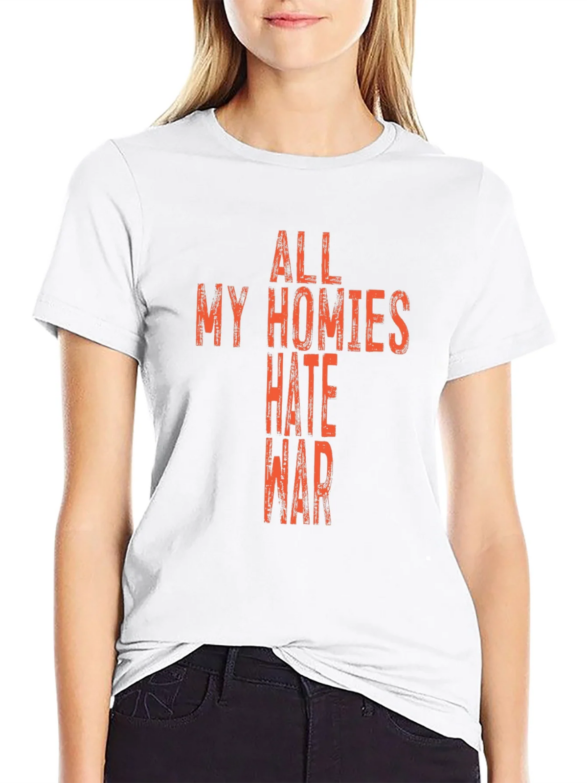 All My Homies Hate War Graphic T-Shirt product image 11