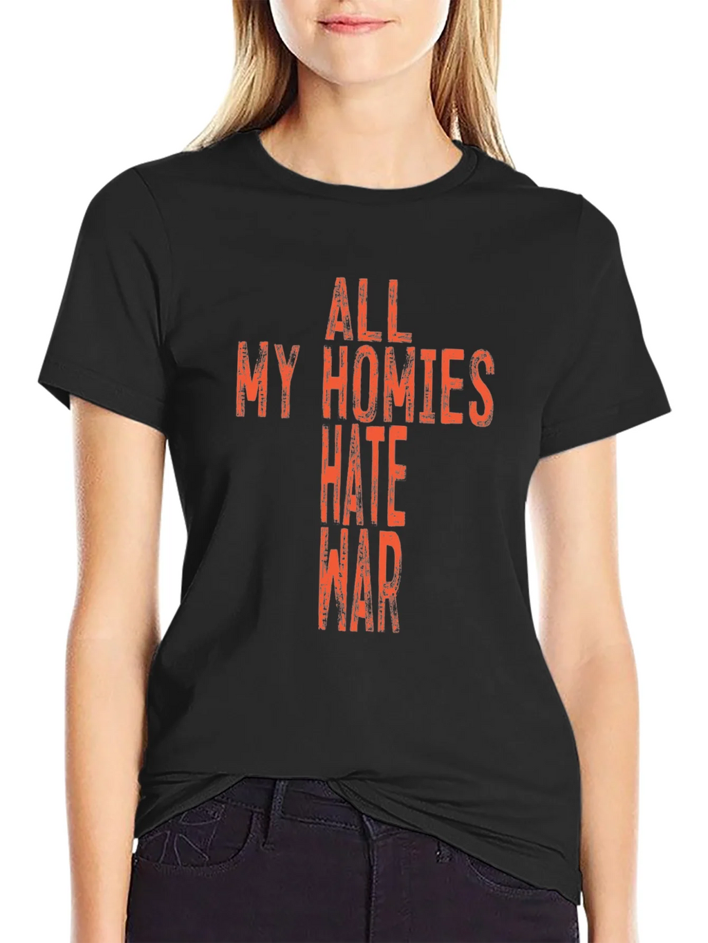 All My Homies Hate War Graphic T-Shirt product image 5