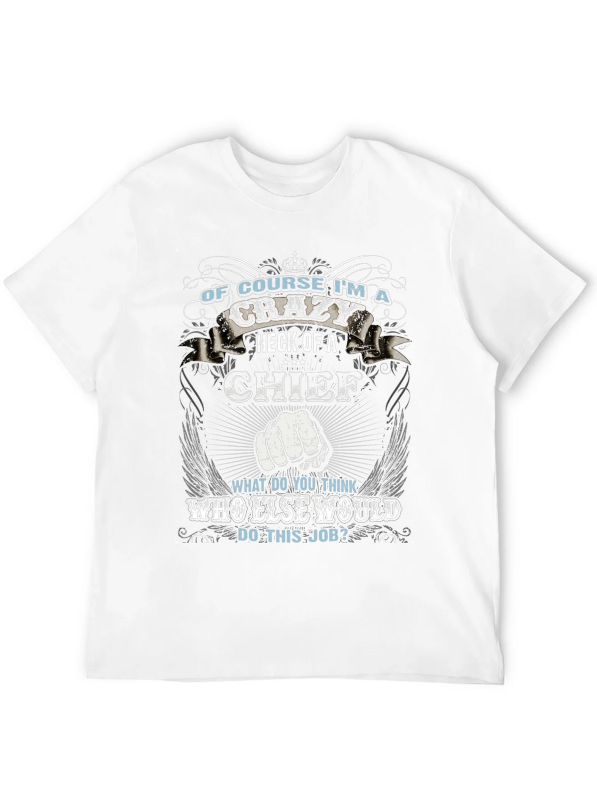Crazy Chief Graphic T-Shirt - Novelty Apparel product image 3