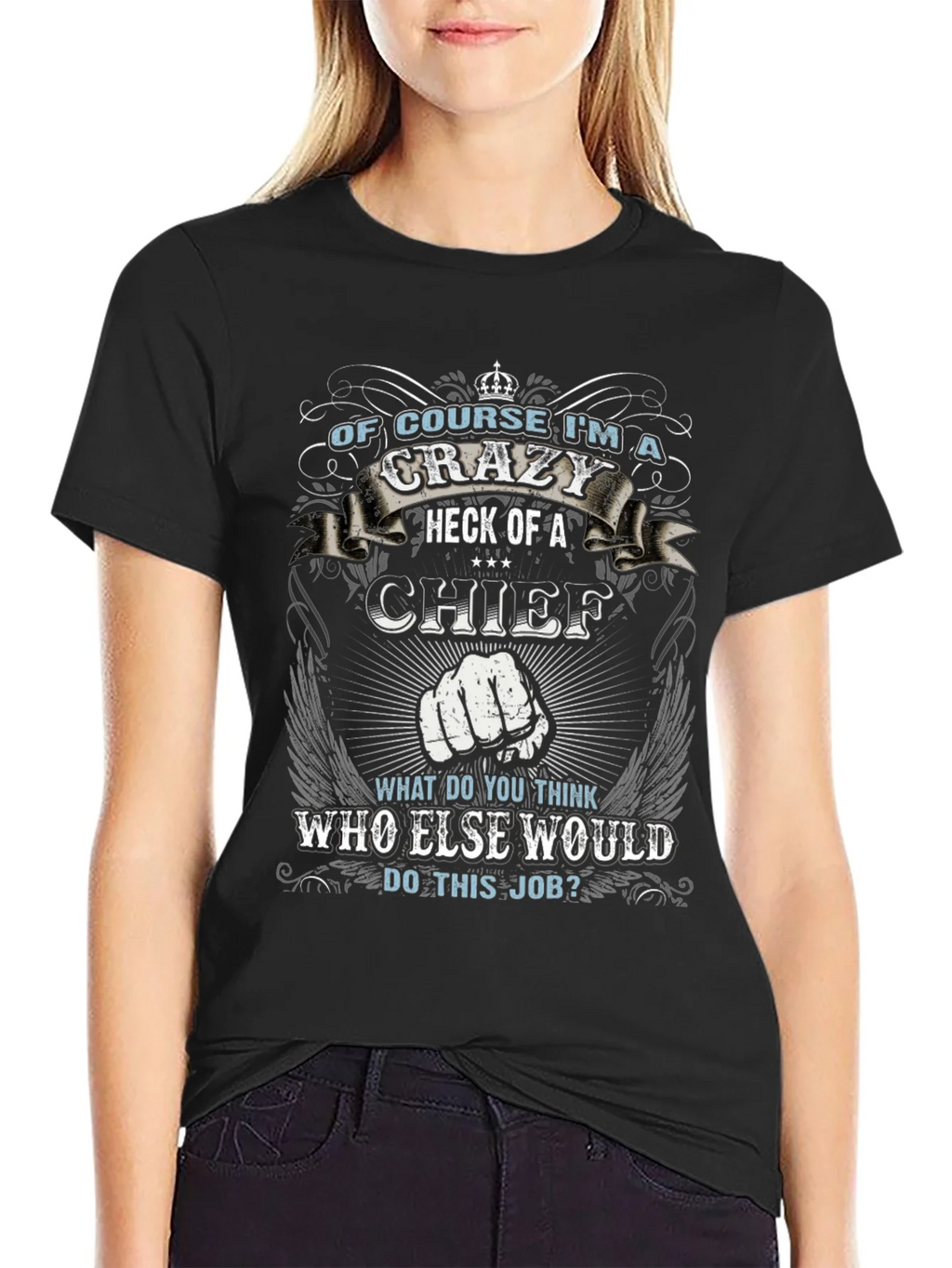 Crazy Chief Graphic T-Shirt - Novelty Apparel product image 5