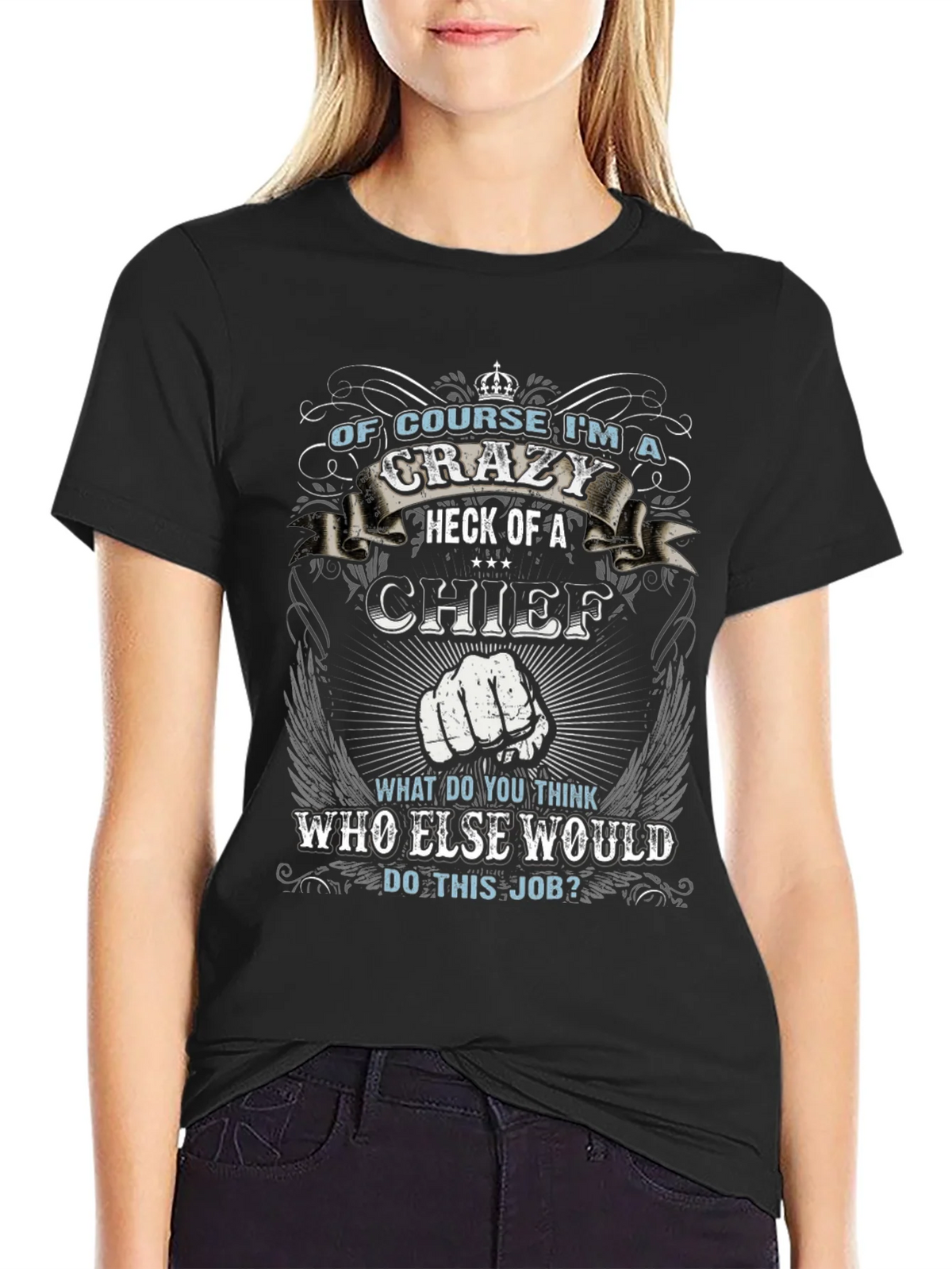 Crazy Chief Graphic T-Shirt - Novelty Apparel product image 5