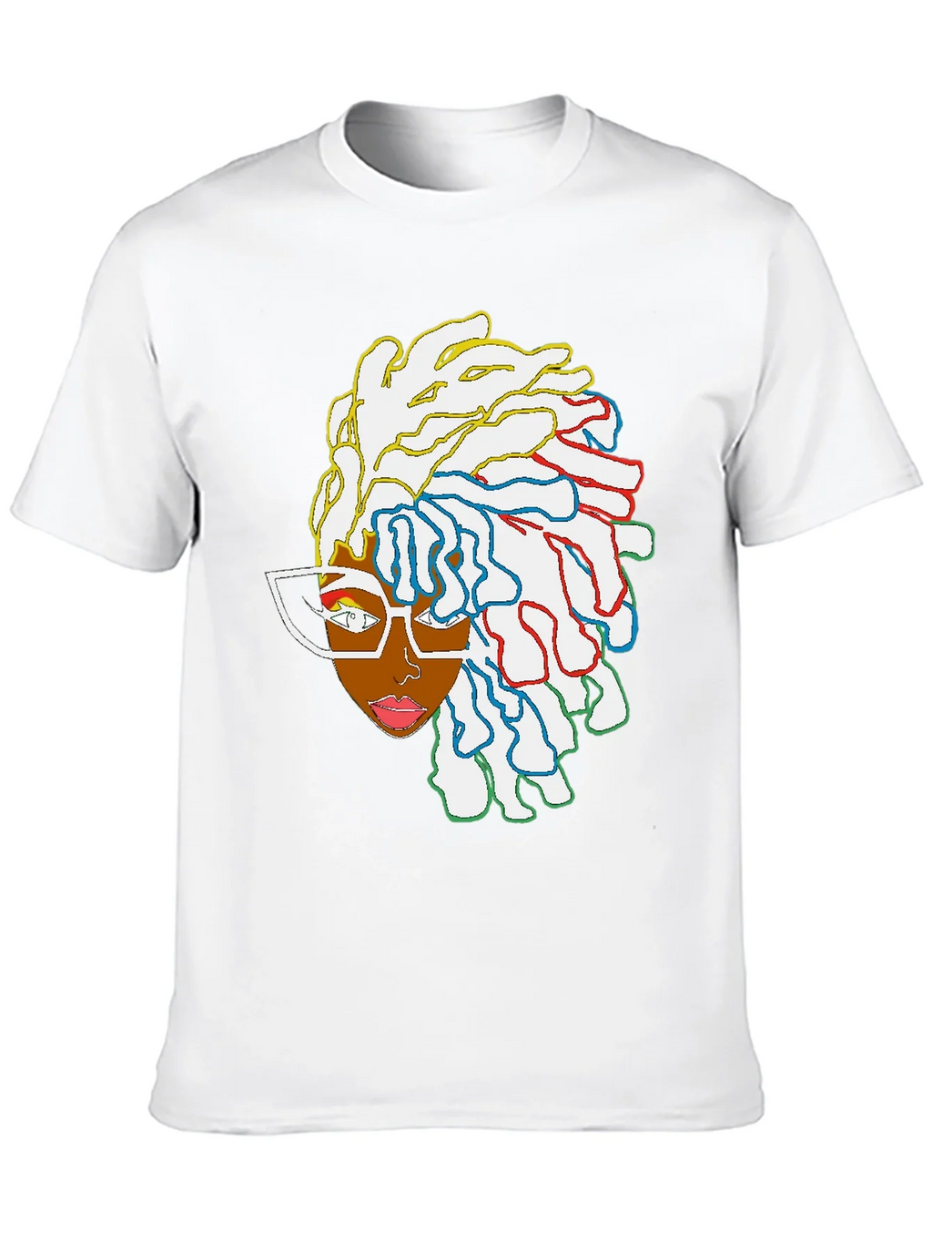Cool Graphic Tee - Abstract Afro Art product image 12