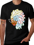 Cool Graphic Tee - Abstract Afro Art product image 1