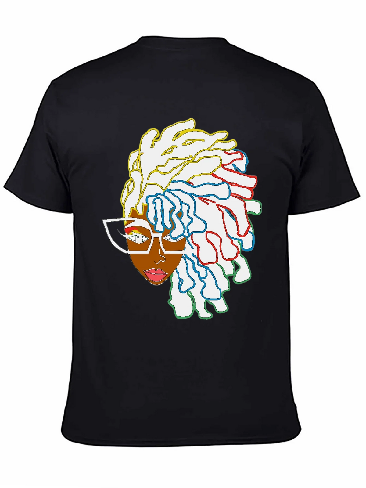 Cool Graphic Tee - Abstract Afro Art product image 7