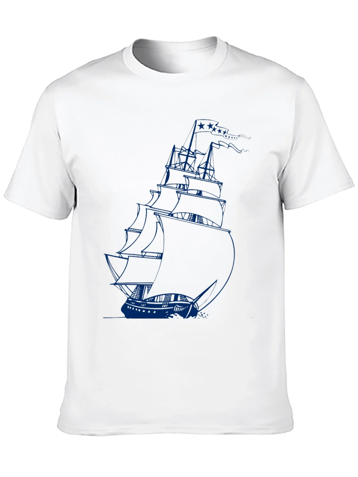 Nautical Sailboat Graphic Tee - Black product image 12