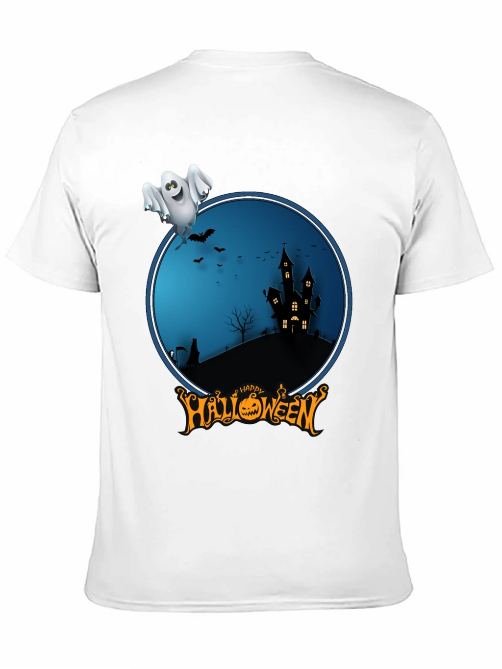 Happy Halloween Ghost Graphic Tee product image 2