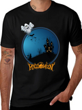 Happy Halloween Ghost Graphic Tee product image 1