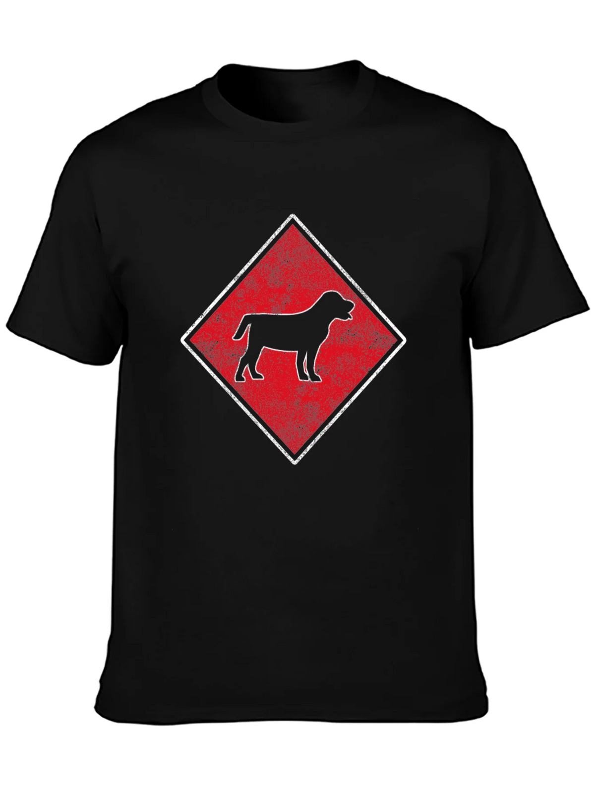 Dog Breed Diamond T-Shirt - Black product image 6