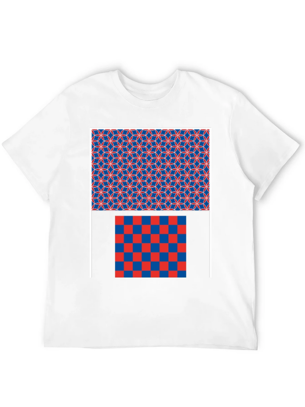 Geometric Pattern Graphic Print Black T-Shirt product image 3
