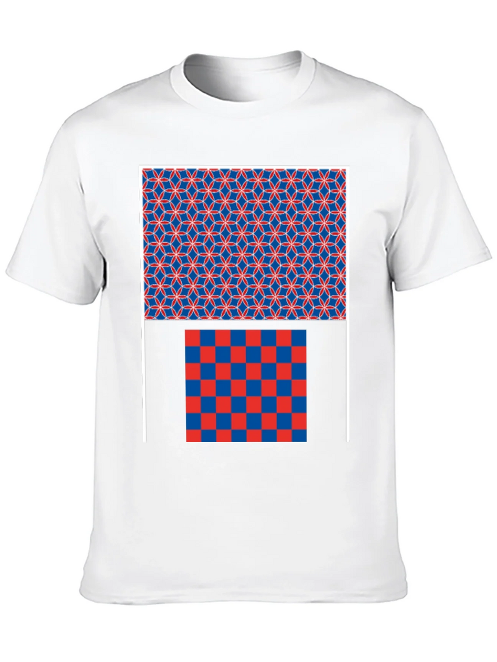 Geometric Pattern Graphic Print Black T-Shirt product image 12