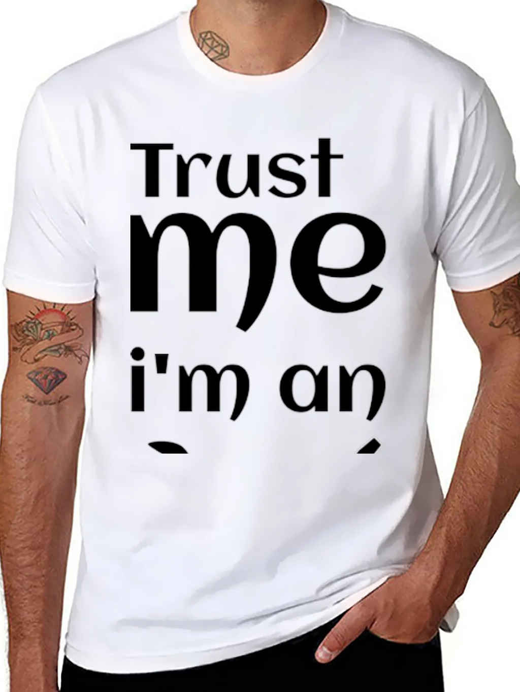 Trust Me Im an... Black T-Shirt product image 10