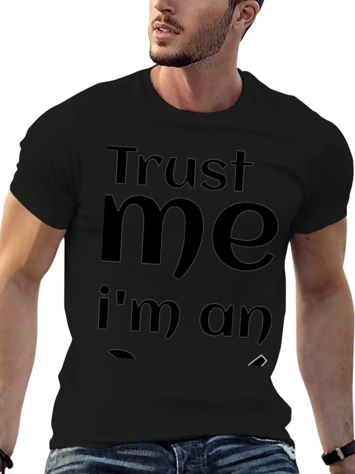 Trust Me Im an... Black T-Shirt product image 9
