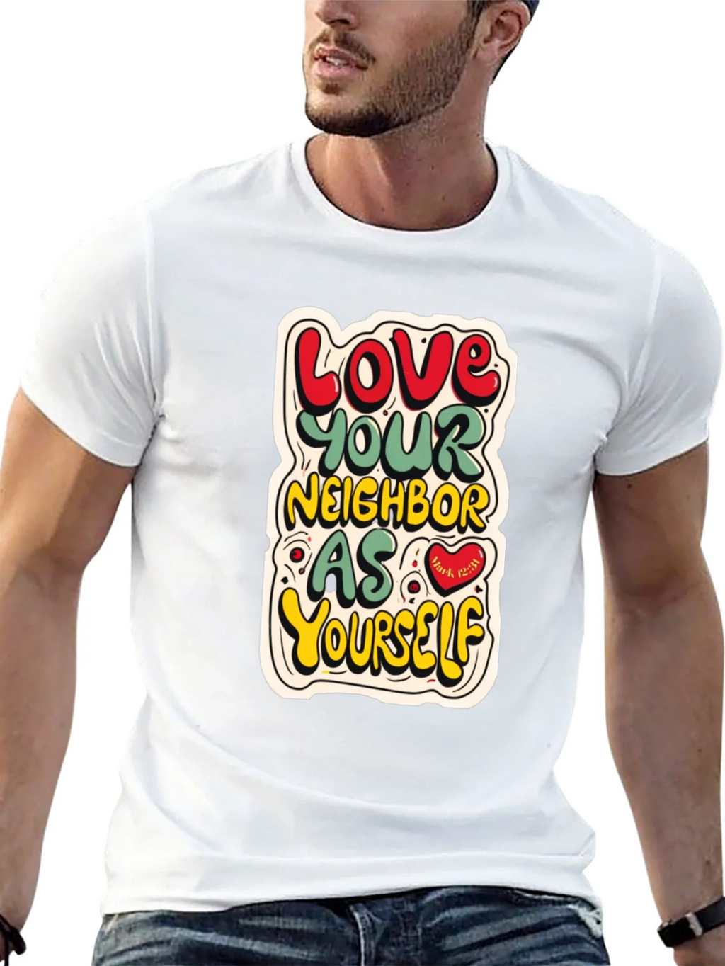 Love Your Neighbor T-Shirt product image 4