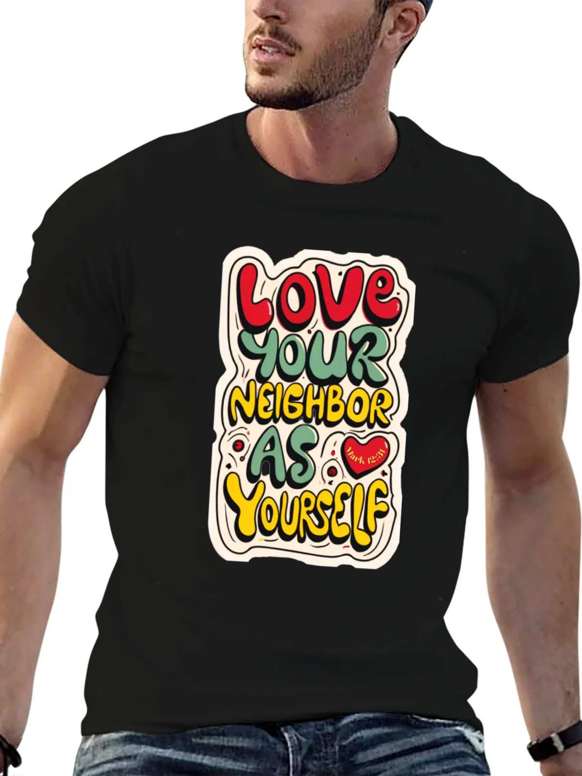 Love Your Neighbor T-Shirt product image 9