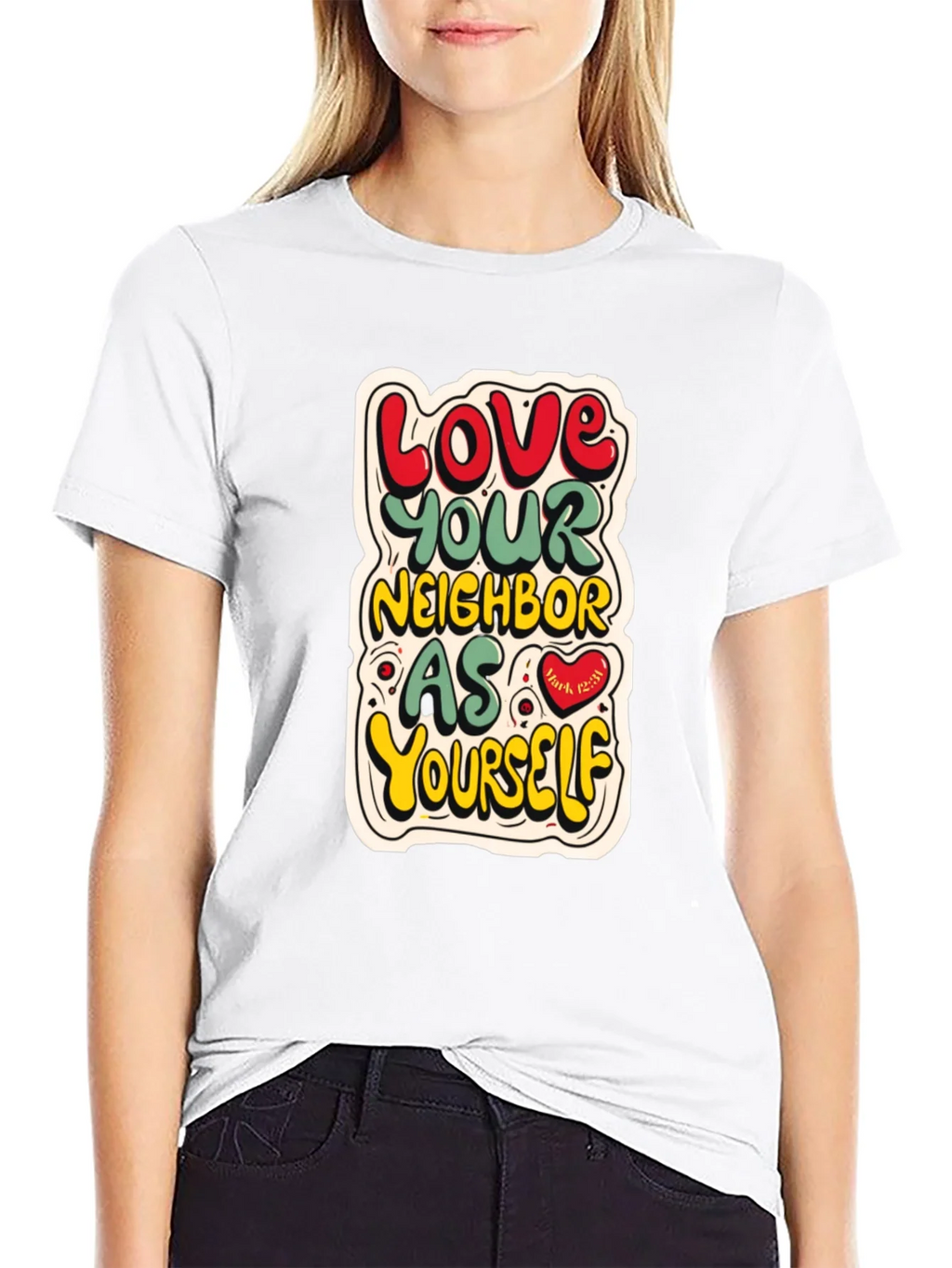 Love Your Neighbor T-Shirt product image 11