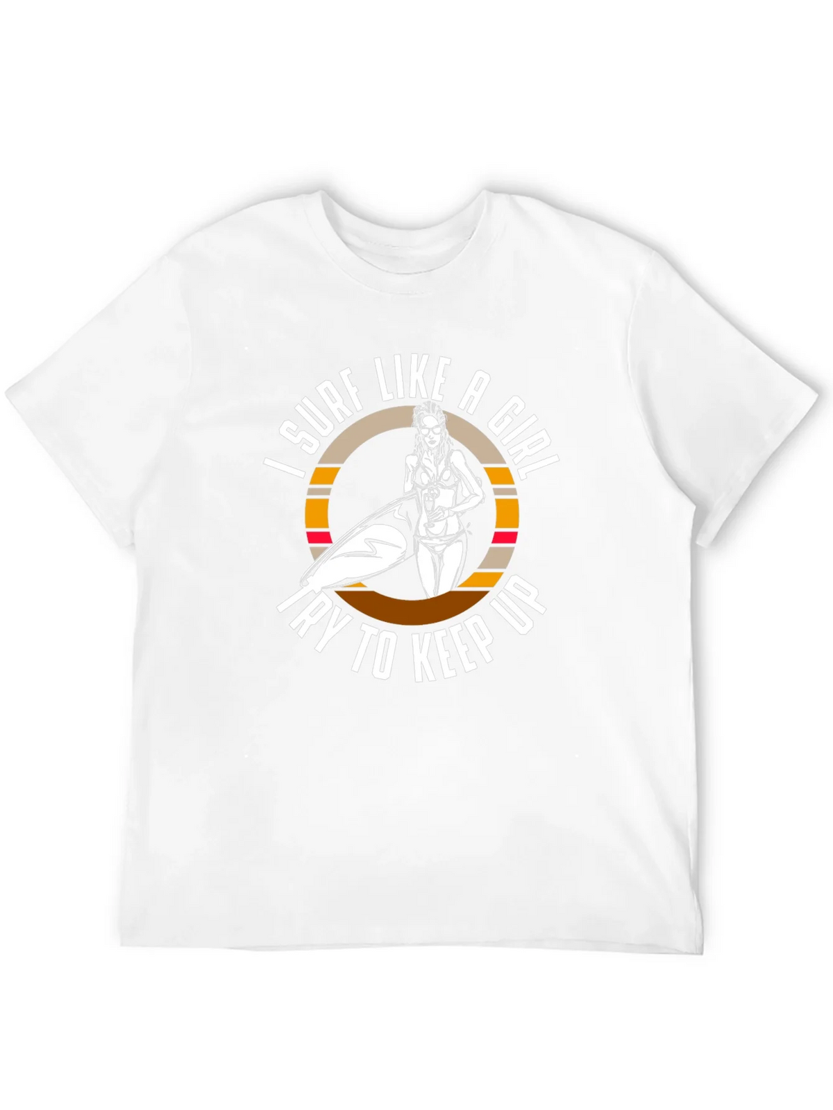 Surf Like A Girl T-Shirt - Black product image 3