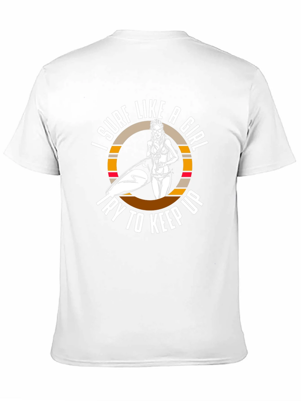 Surf Like A Girl T-Shirt - Black product image 2