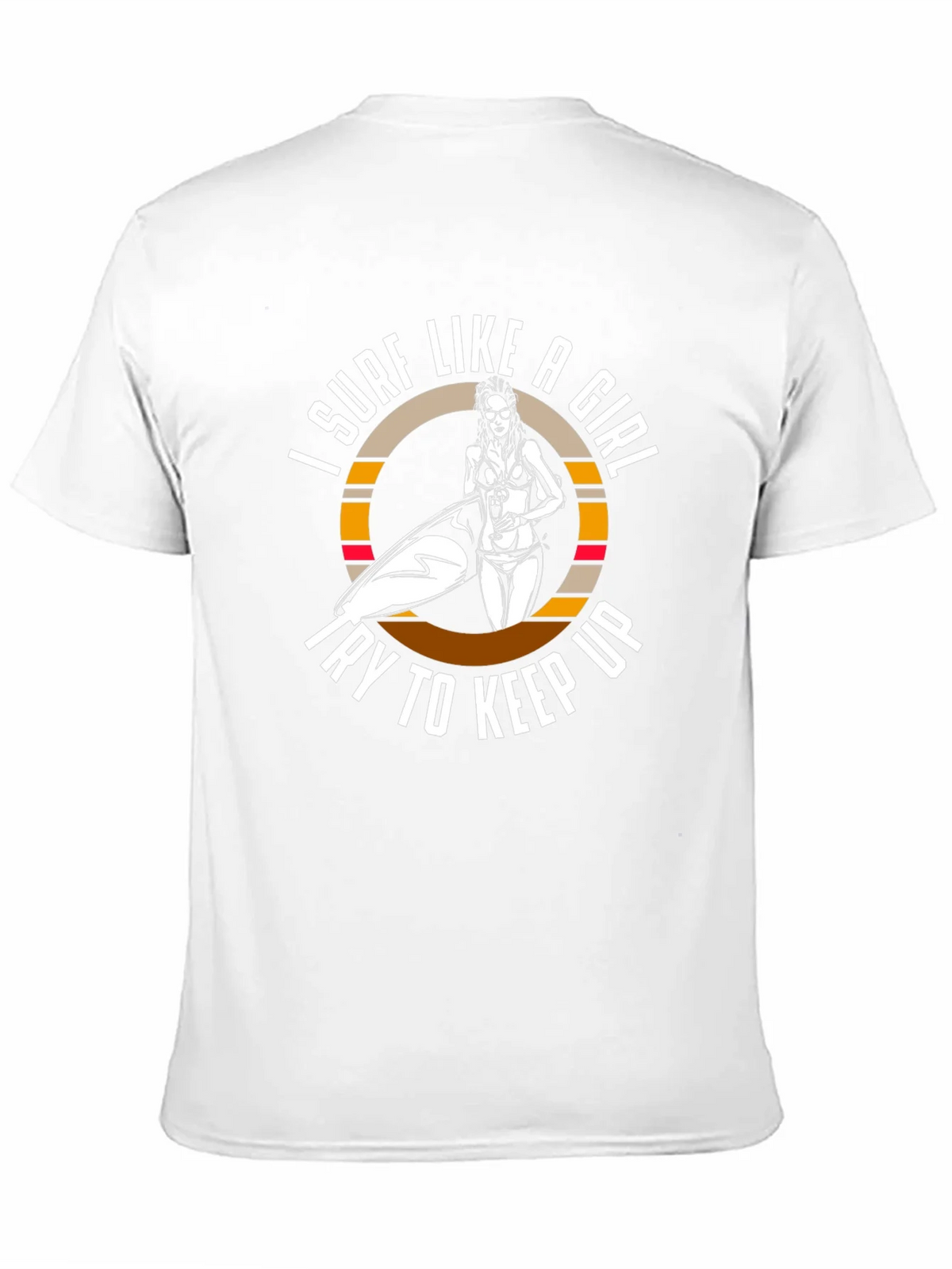 Surf Like A Girl T-Shirt - Black product image 2