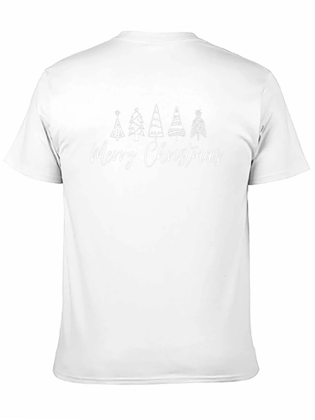 Merry Christmas Tree Graphic Tee - Holiday Style product image 2