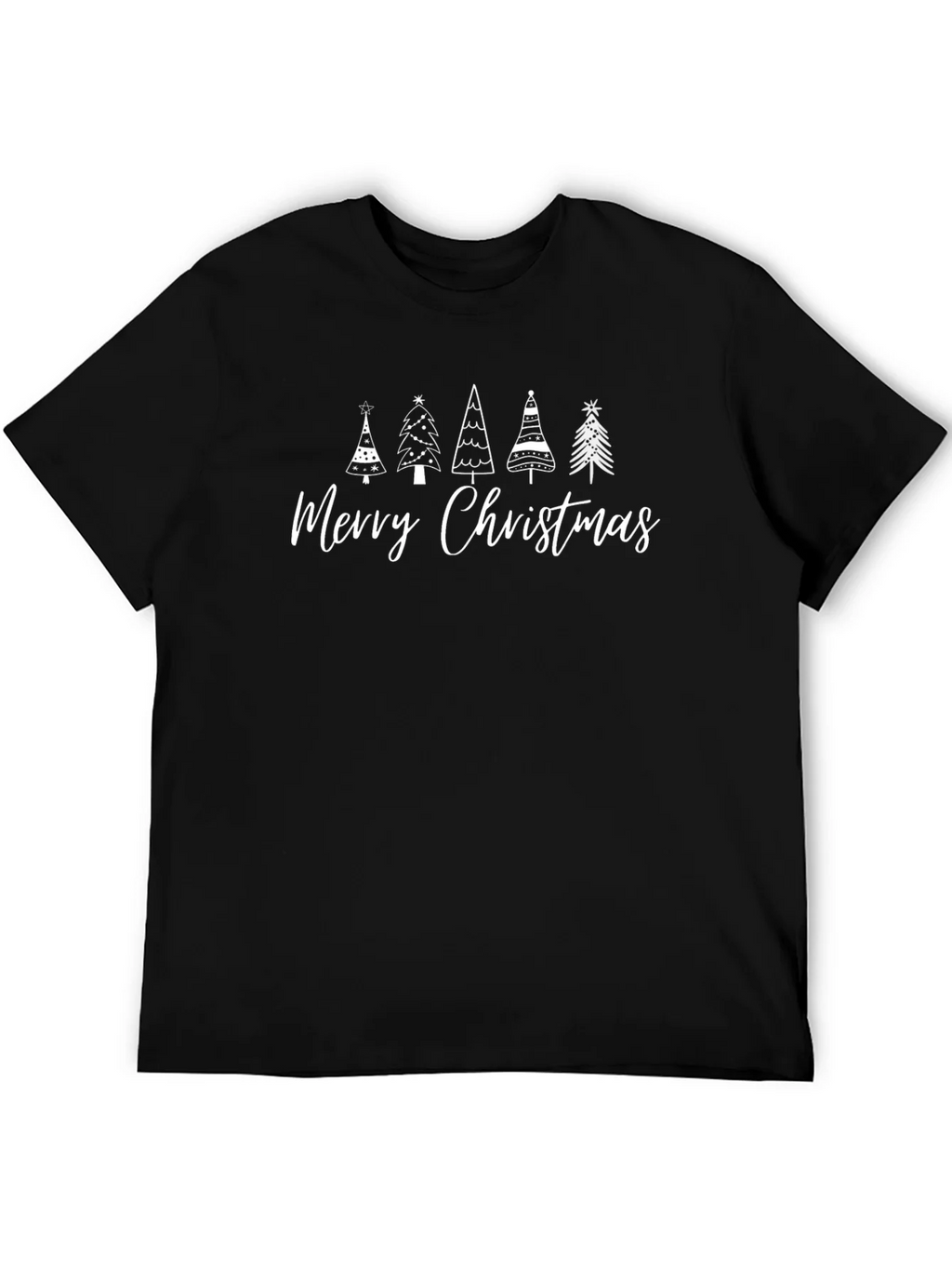 Merry Christmas Tree Graphic Tee - Holiday Style product image 8
