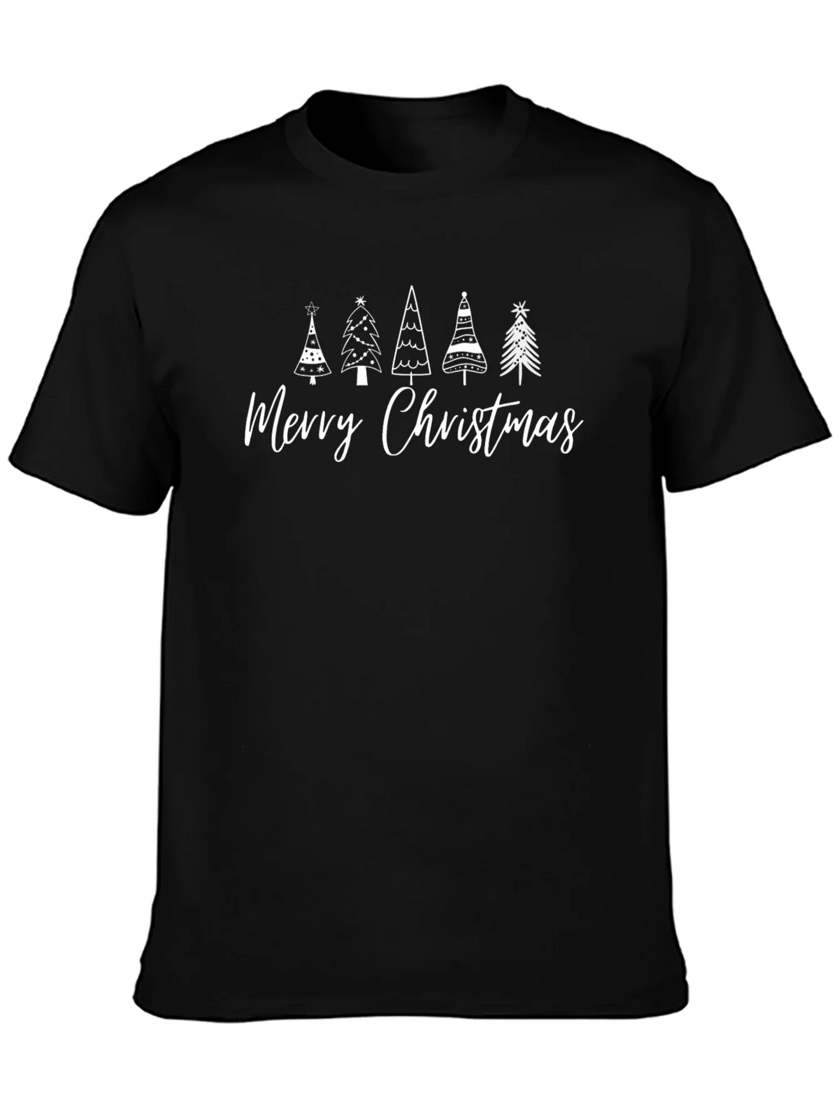 Merry Christmas Tree Graphic Tee - Holiday Style product image 6