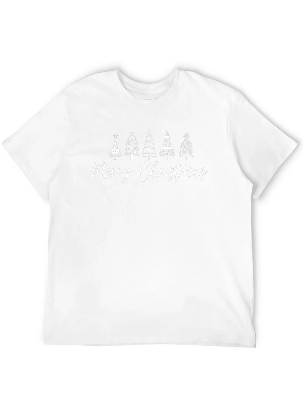 Merry Christmas Tree Graphic Tee - Holiday Style product image 3