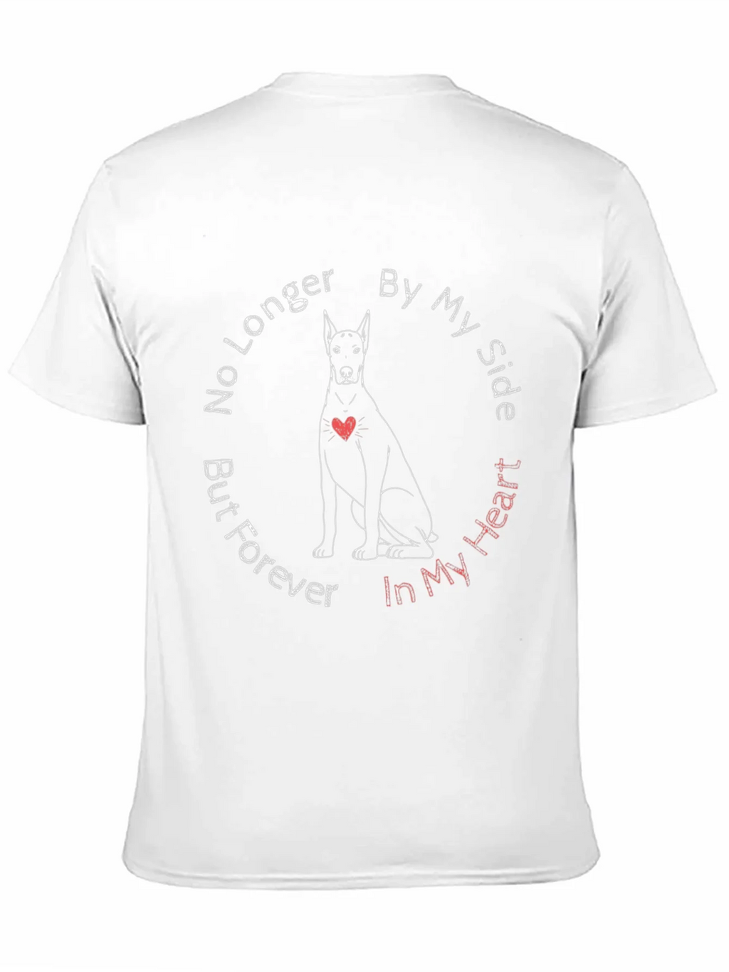 Doberman Memorial T-Shirt - Forever in My Heart product image 2