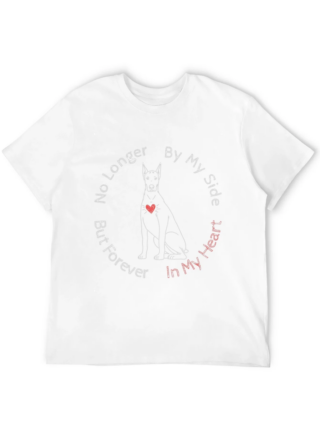 Doberman Memorial T-Shirt - Forever in My Heart product image 3