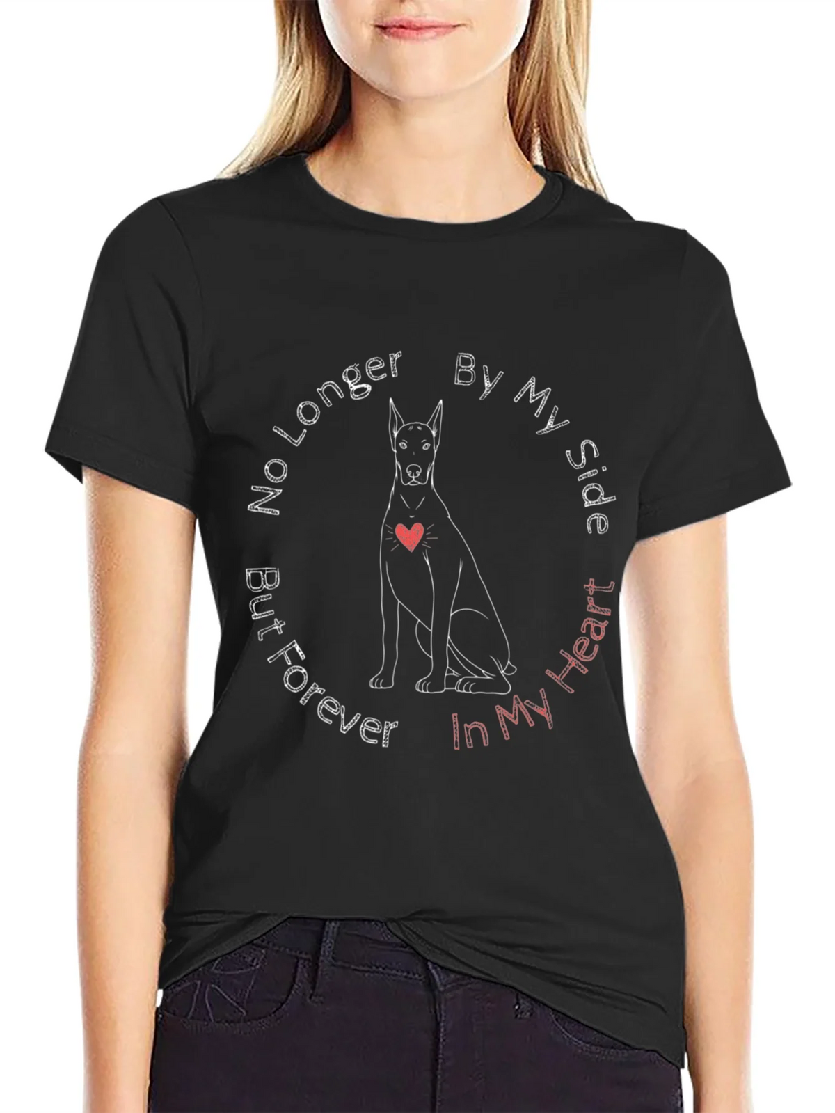 Doberman Memorial T-Shirt - Forever in My Heart product image 5