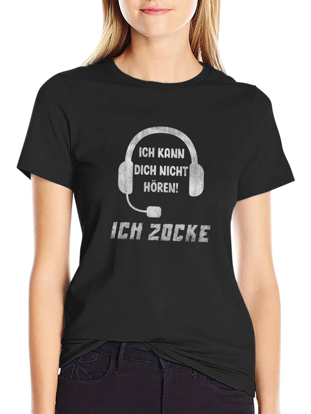 Ich Kann Dich Nicht Horen T-Shirt product image 5