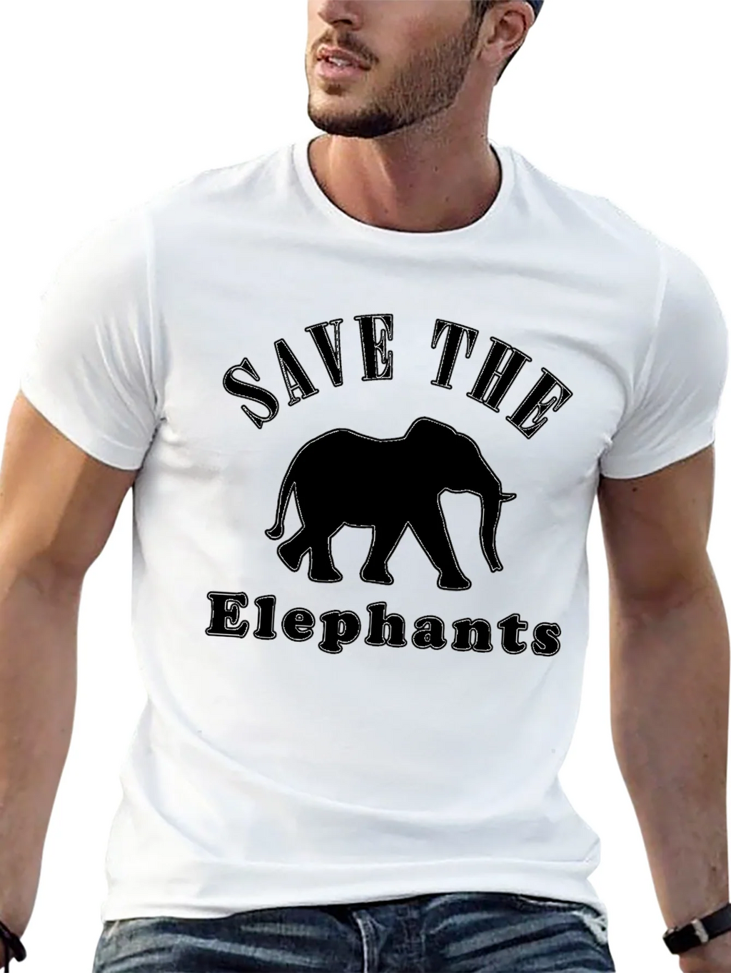 Save The Elephants Graphic Tee product image 4