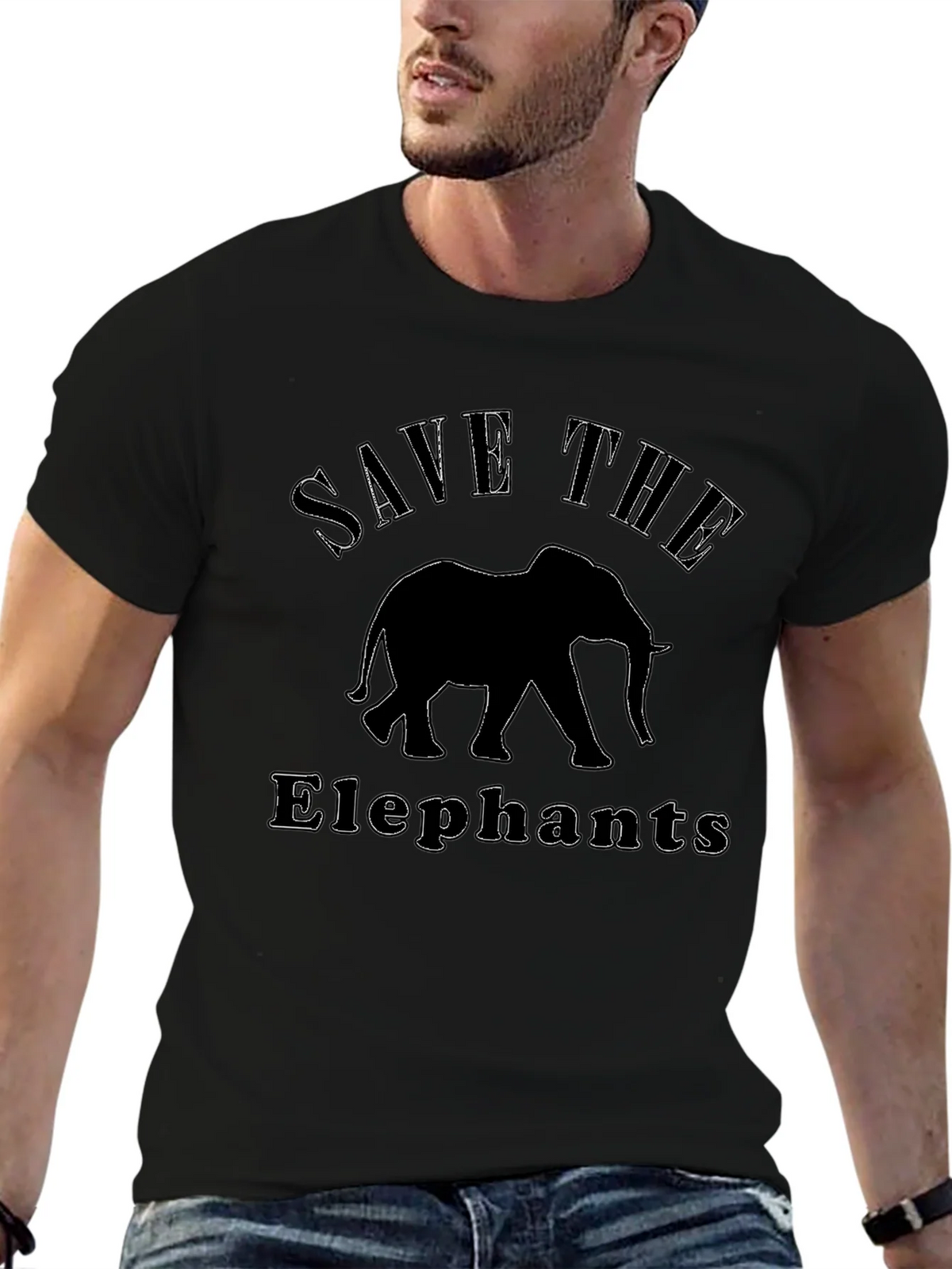 Save The Elephants Graphic Tee product image 9