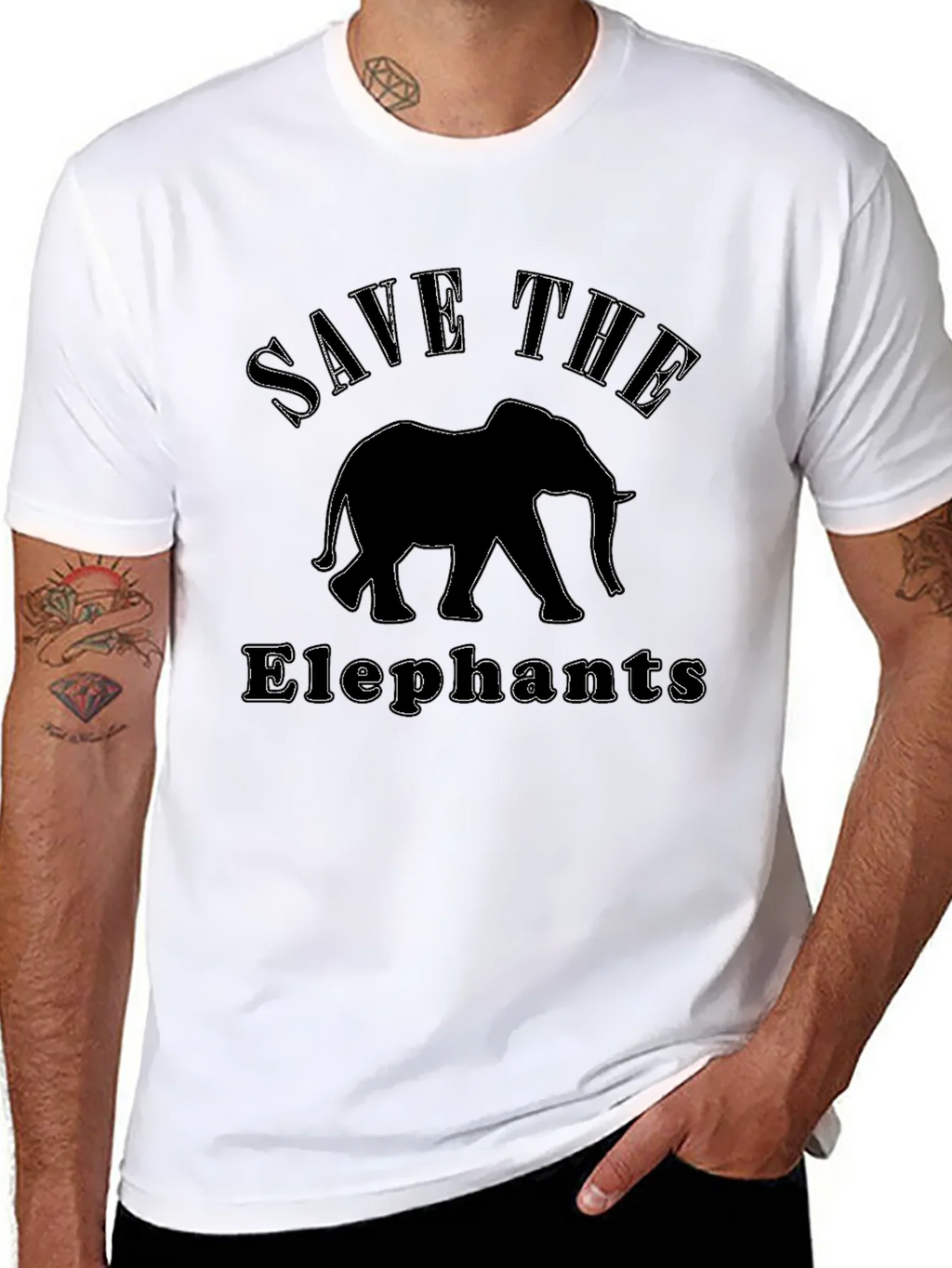 Save The Elephants Graphic Tee product image 10