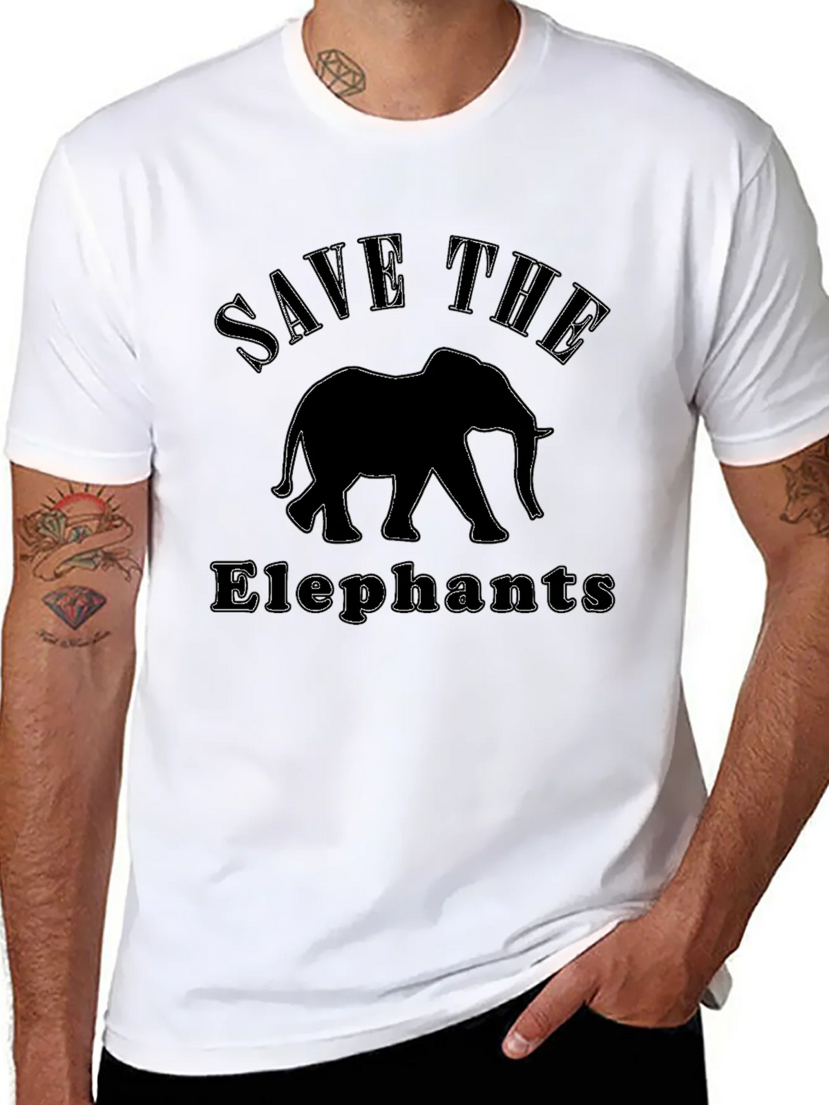 Save The Elephants Graphic Tee product image 10
