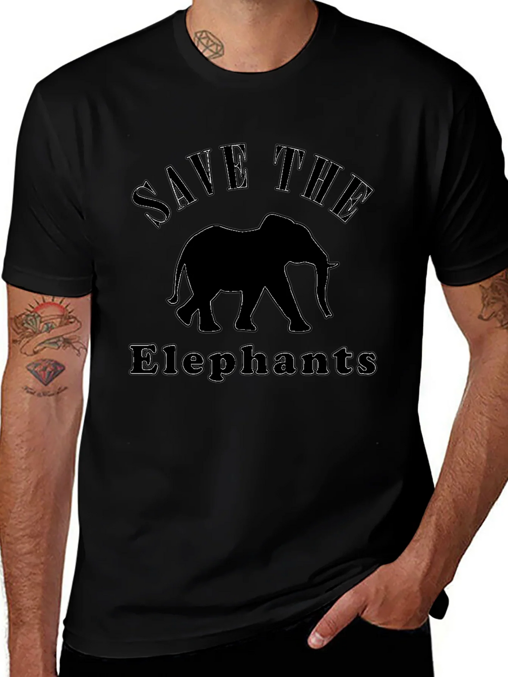 Save The Elephants Graphic Tee product image 1
