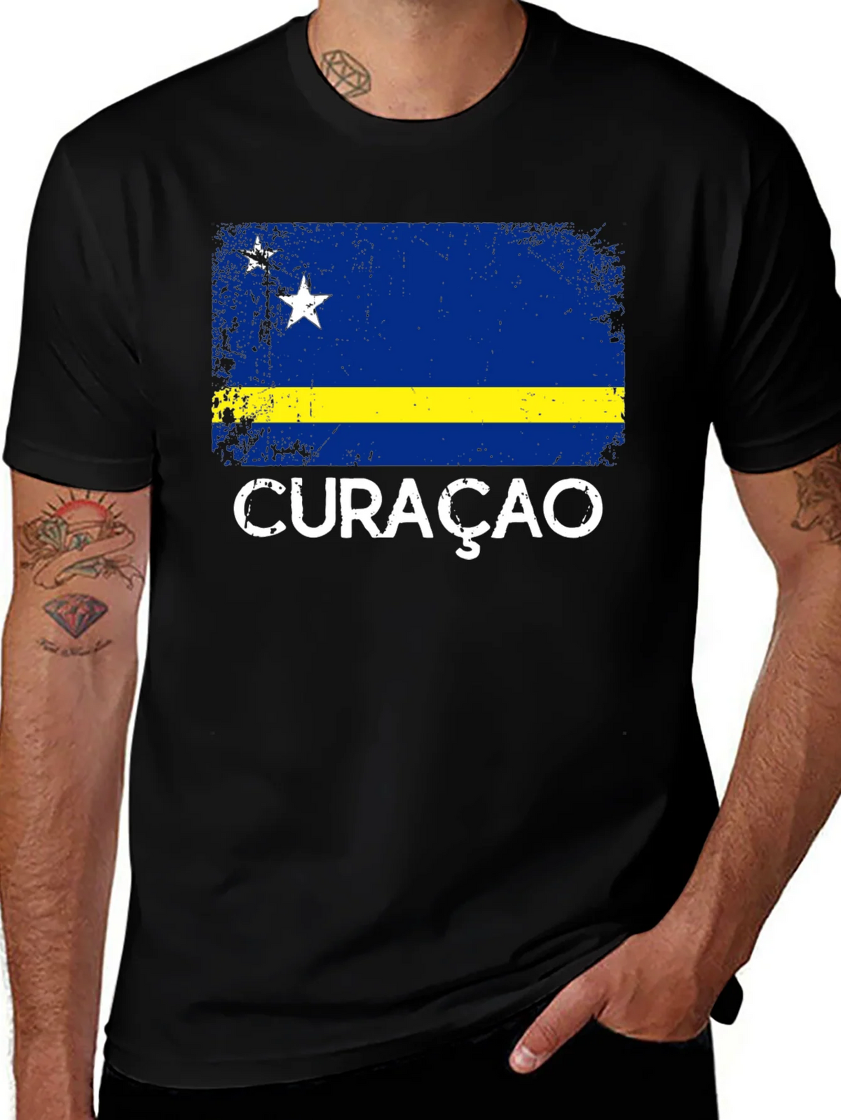 Curaçao Flag Graphic T-Shirt product image 1