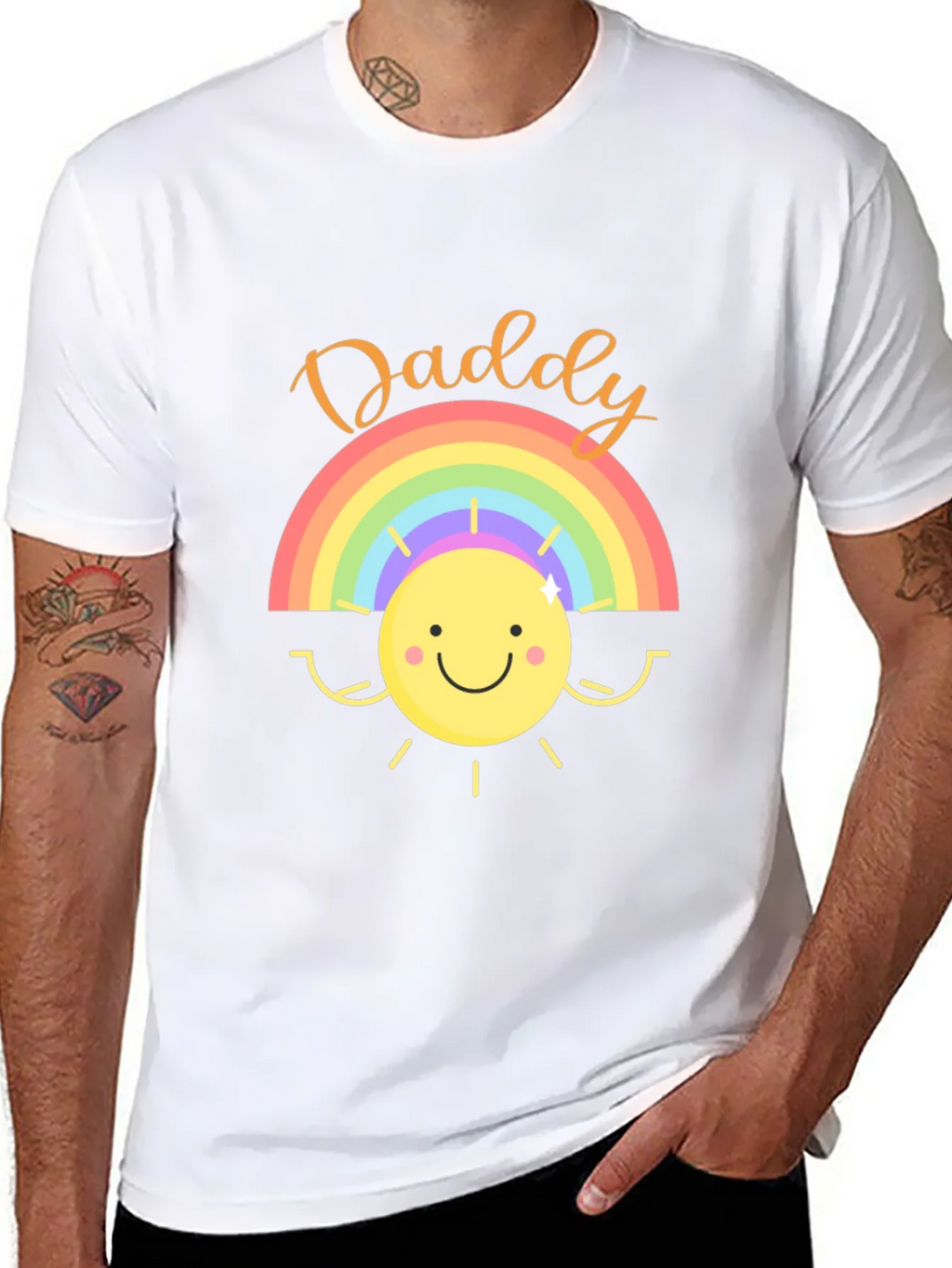 Daddy Rainbow Sun T-Shirt product image 10