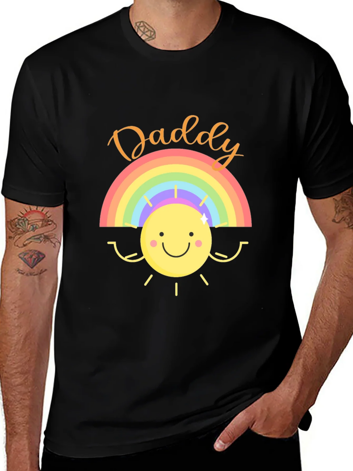 Daddy Rainbow Sun T-Shirt product image 1