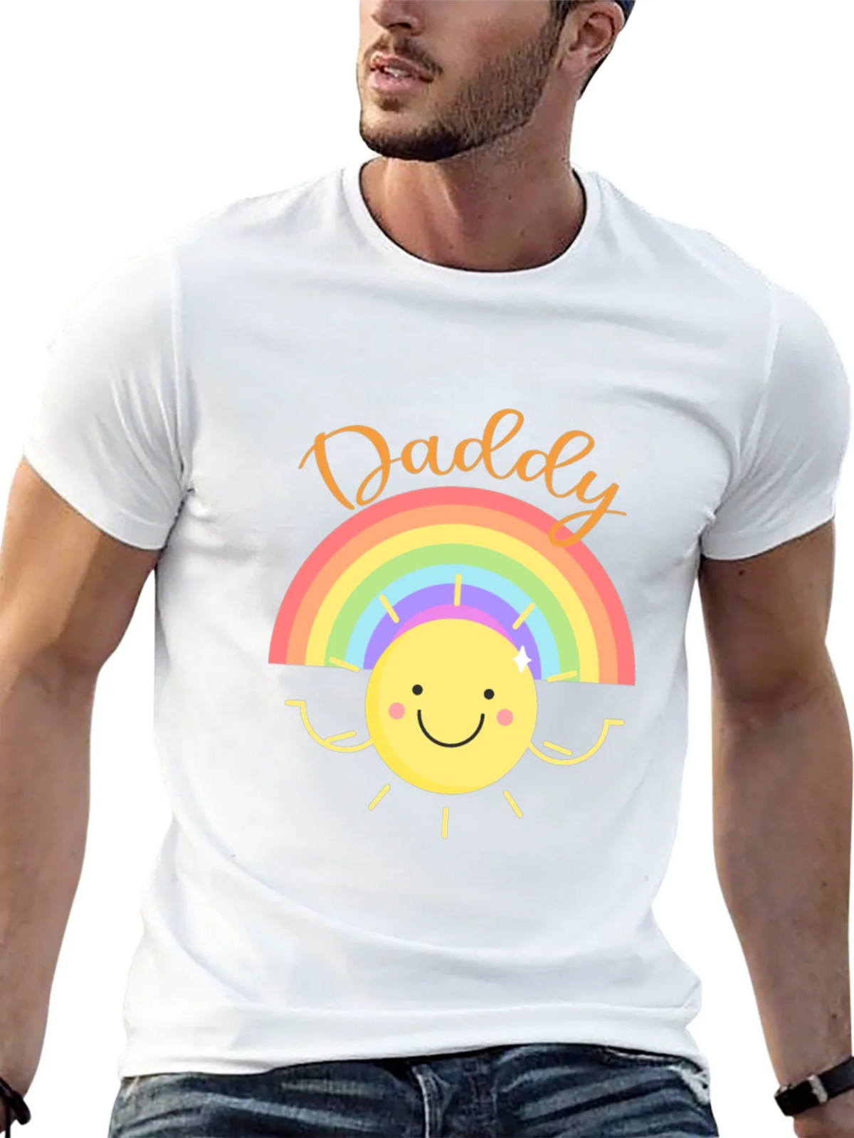 Daddy Rainbow Sun T-Shirt product image 4