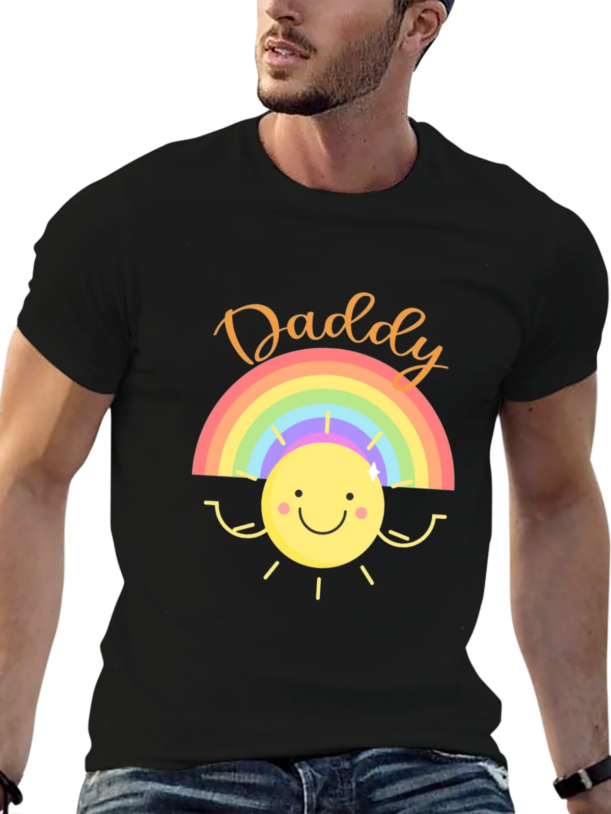 Daddy Rainbow Sun T-Shirt product image 9