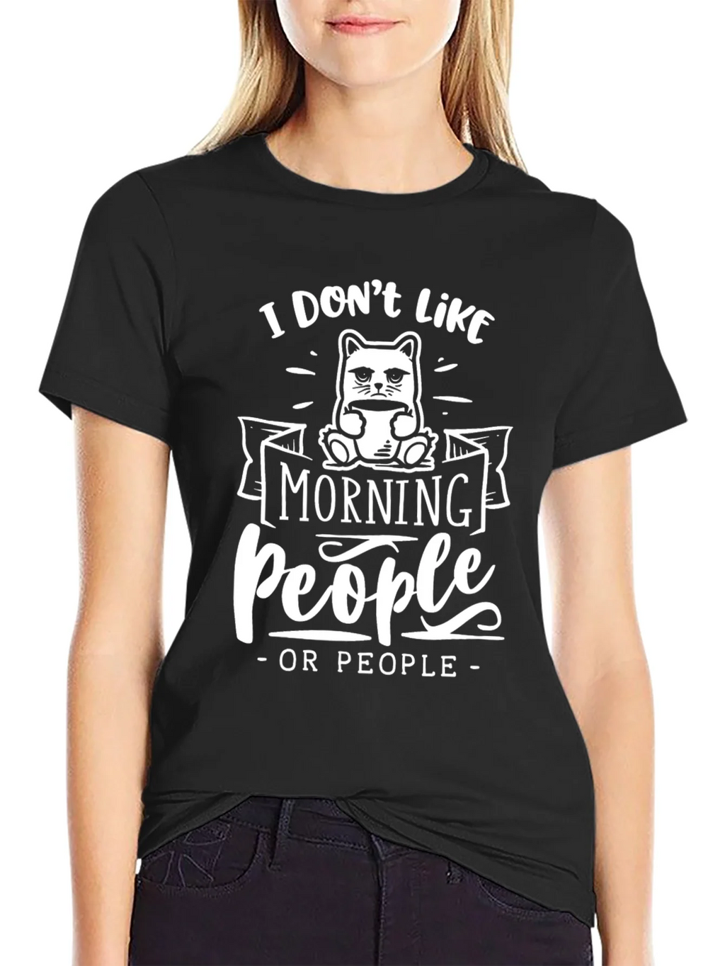 I Dont Like Morning People T-Shirt product image 5