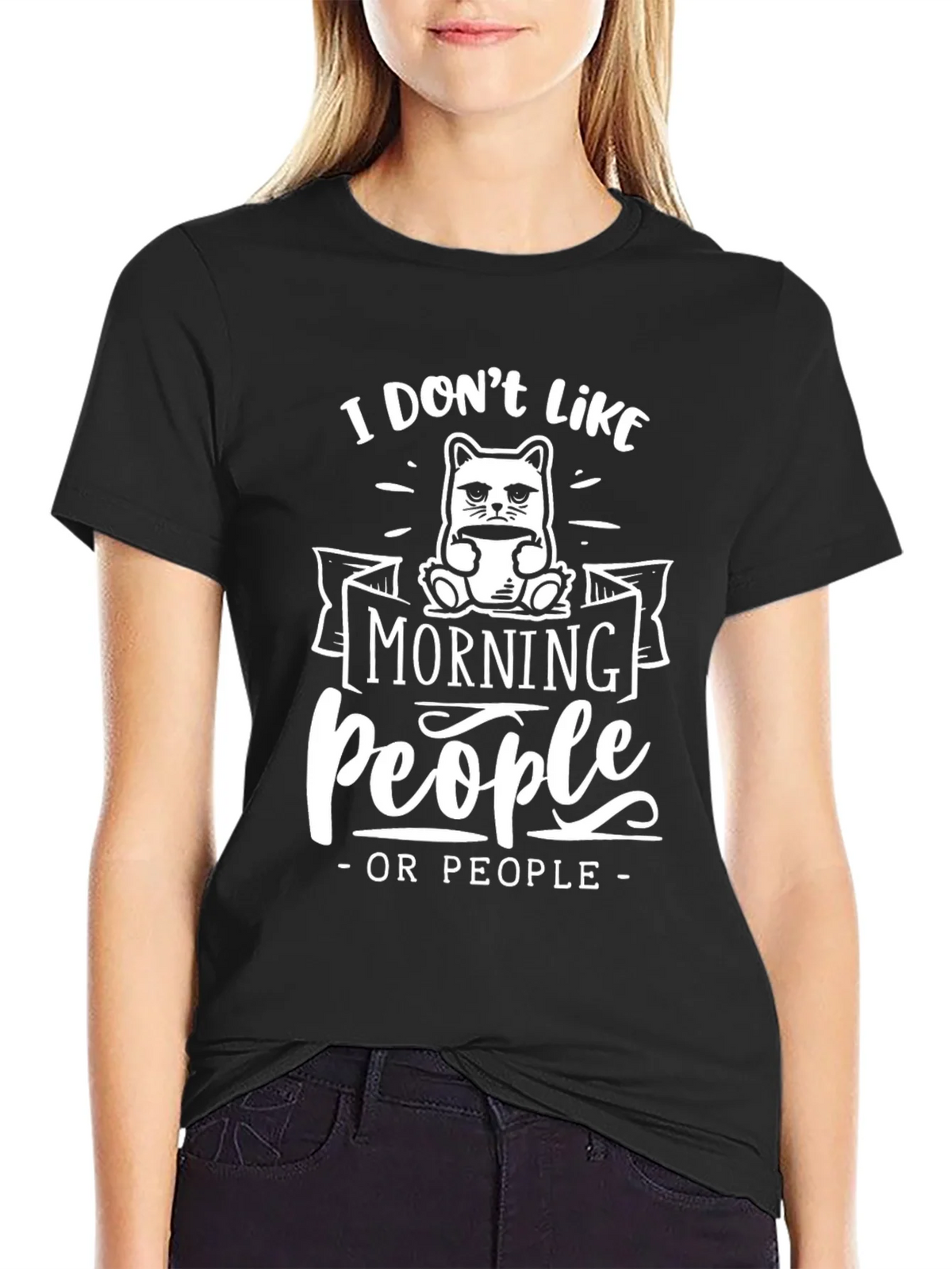 I Dont Like Morning People T-Shirt product image 5